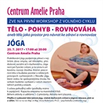 Centrum Amelie - workshop JÓGA