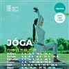 Plakát - jóga v Malešickém parku 